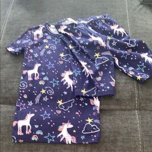 Unicorn Print Pajama Set